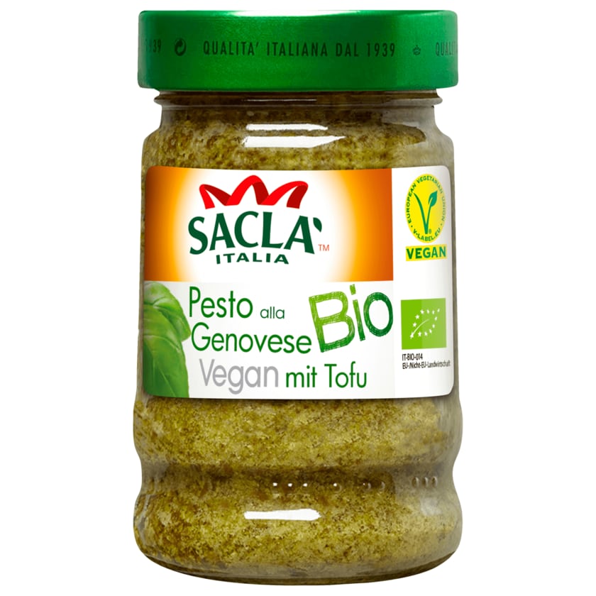 Saclà Bio Pesto alla Genovese vegan mit Tofu 190g